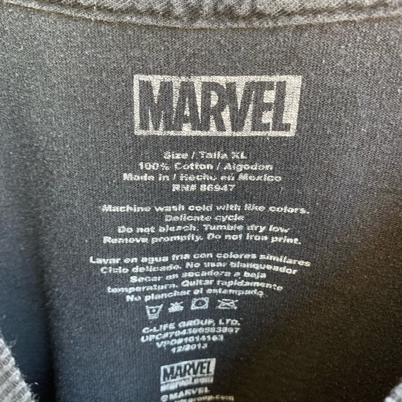 2013 Punisher Marvel Big Print T-shirt Size XL - Picture 2 of 5